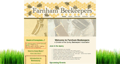 Desktop Screenshot of farnhambeekeepers.org.uk